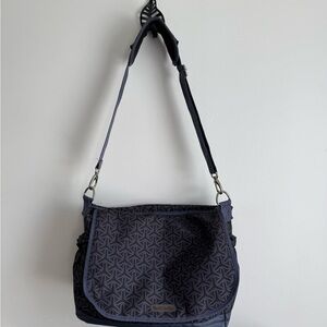 Time & Leslie diaper bag stylish Navy Blue Women's Bag